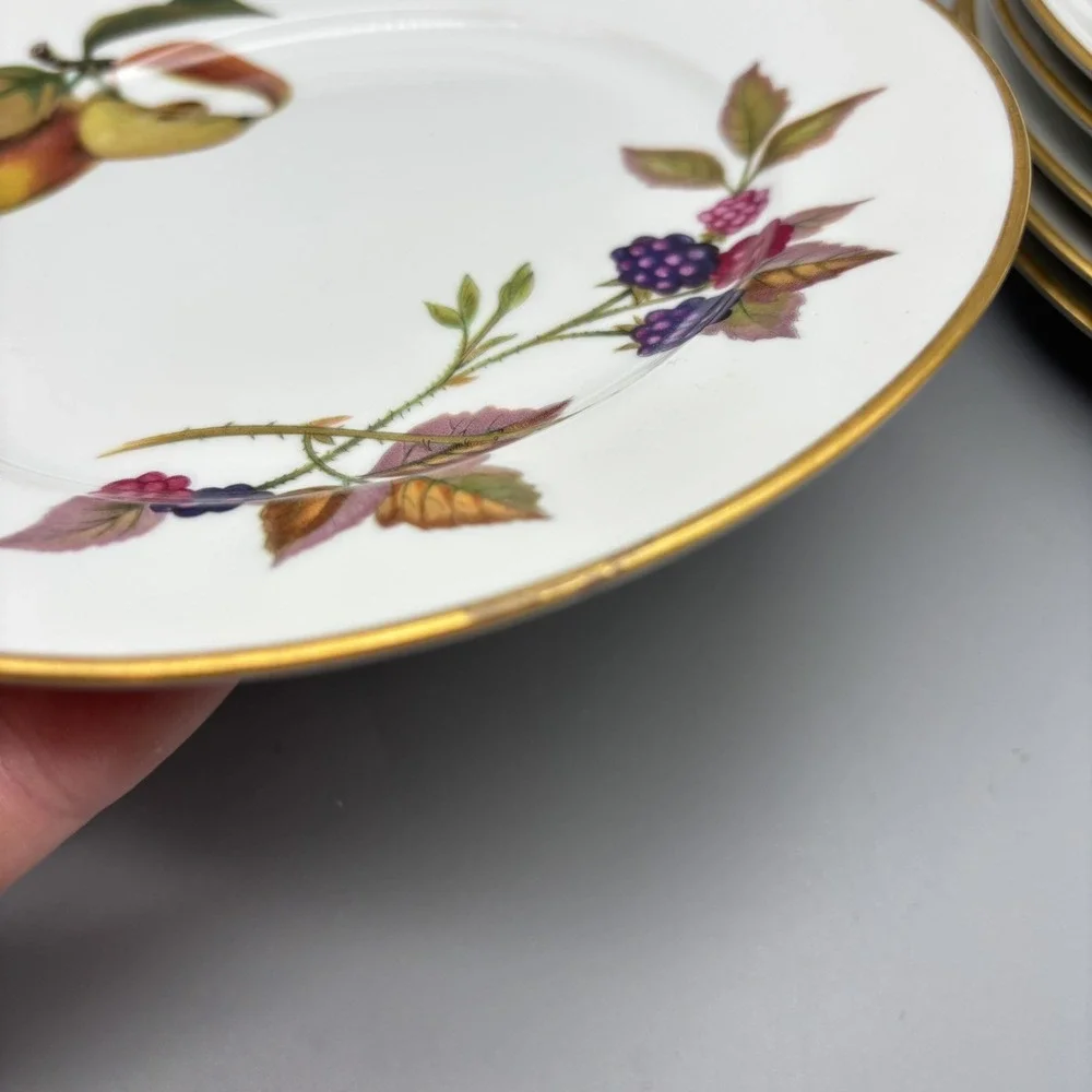 Royal Worcester Evesham Bread Plates 6 5/8